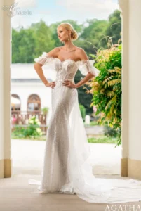 01 AGATHA MS Moda suknie ślubne rybki