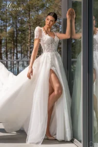46 Ida 1 MS Moda ślubna z rękawami
